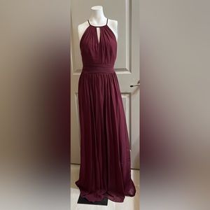 Rich summer / fall burgundy dress